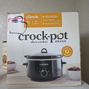 Crock-Pot® 4-Quart Classic Slow Cooker, Black